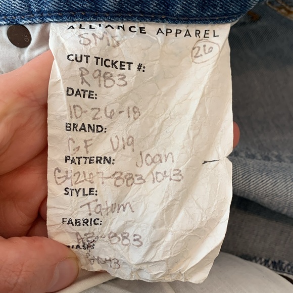 GRLFRND Denim Tatum Ankle Jeans Size 26 - Picture 9 of 9